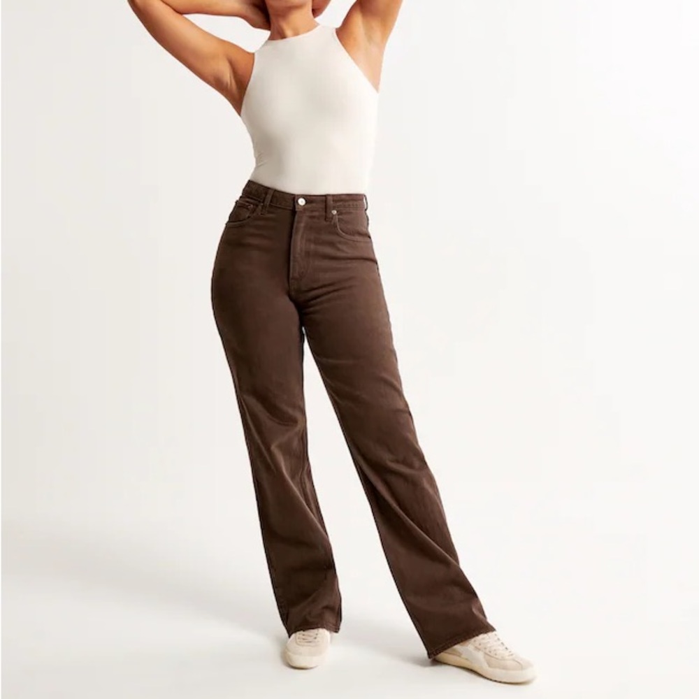 A&F Curve Love High Rise 90s Relaxed Jean